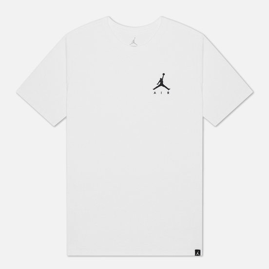 Мужская футболка Jordan Jumpman Air Embroidered White/Black