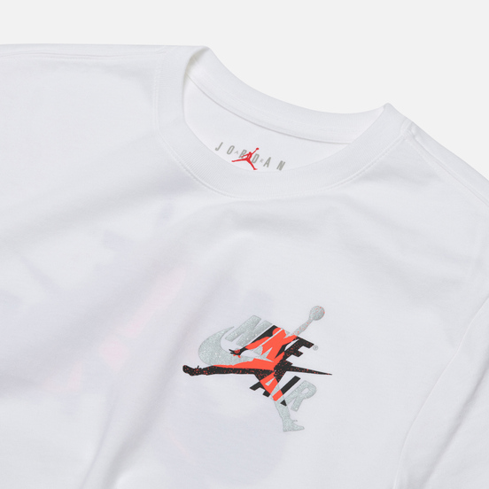 Мужская футболка Jordan Jumpman Classic Graphic White/Infrared