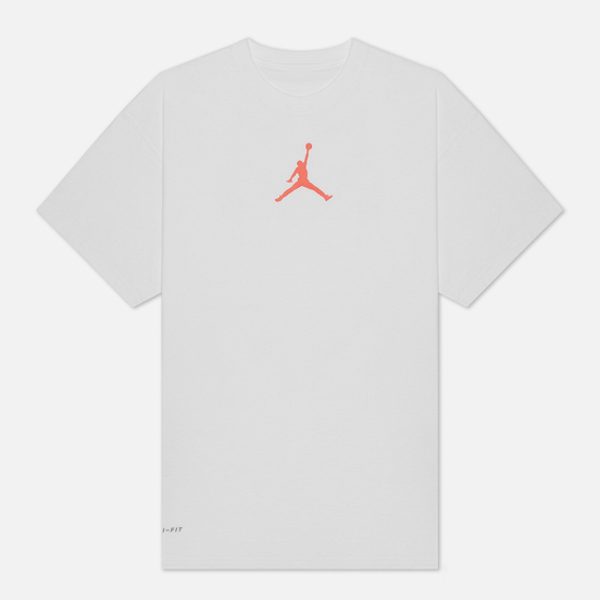 Мужская футболка Jordan Jumpman Dri-Fit Crew White/Infrared
