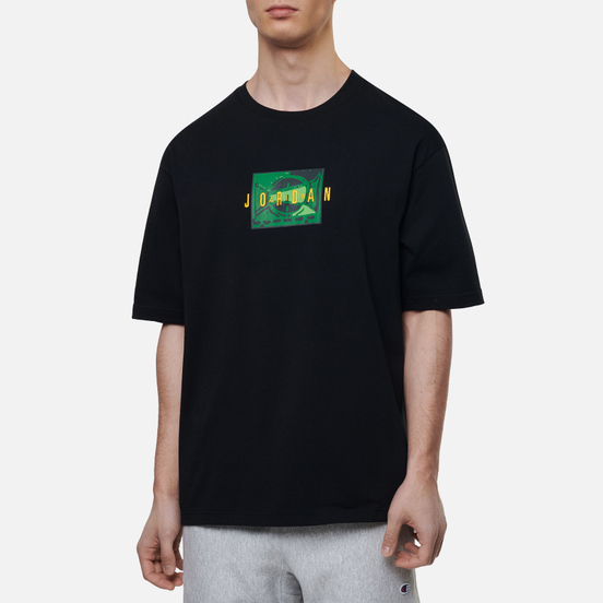 Мужская футболка Jordan Sport DNA Crew Black/Amarillo