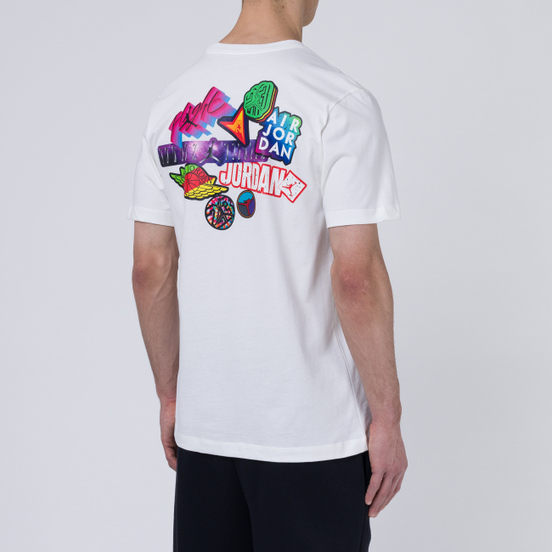 Мужская футболка Jordan Sticker Mash White