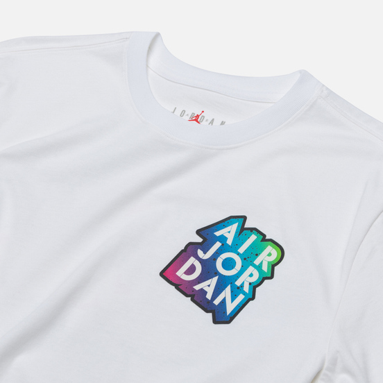 Мужская футболка Jordan Sticker Mash White