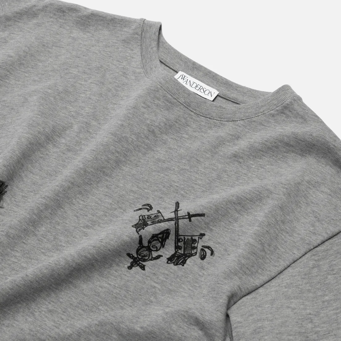 JW Anderson Мужская футболка Camelot Printed