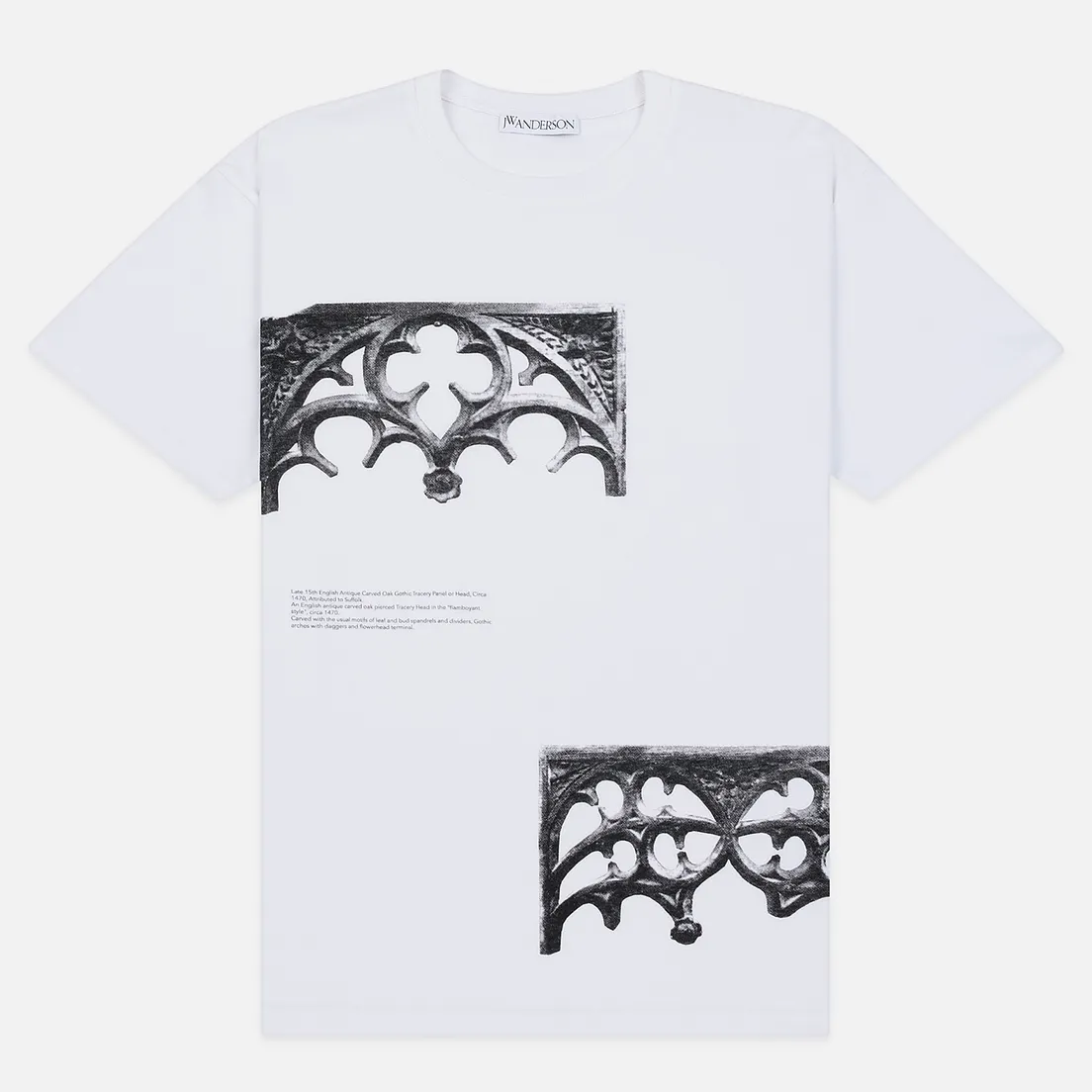 JW Anderson Мужская футболка Gates Print