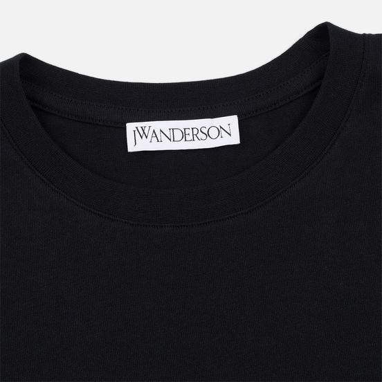 Мужская футболка JW Anderson JWA Embroidery Logo Black