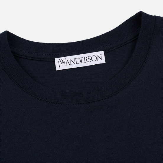 Мужская футболка JW Anderson JWA Embroidery Logo Navy
