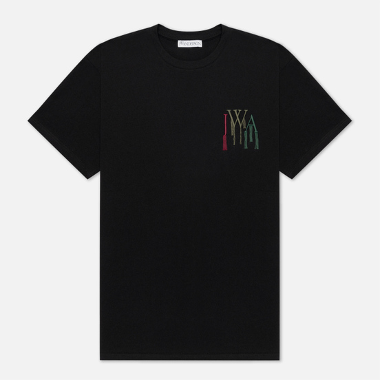 Мужская футболка JW Anderson JWA Logo Embroidery Black