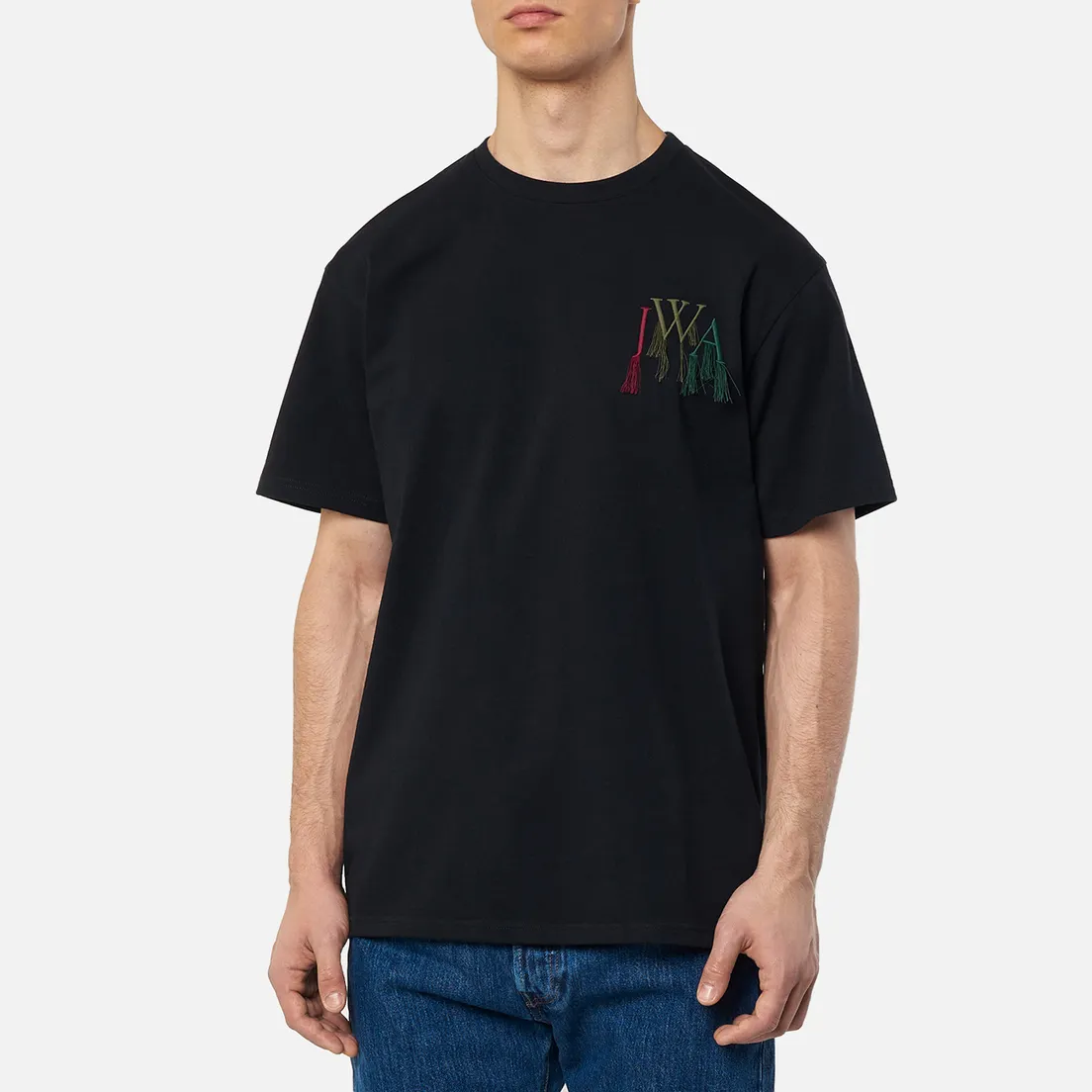 JW Anderson Мужская футболка JWA Logo Embroidery