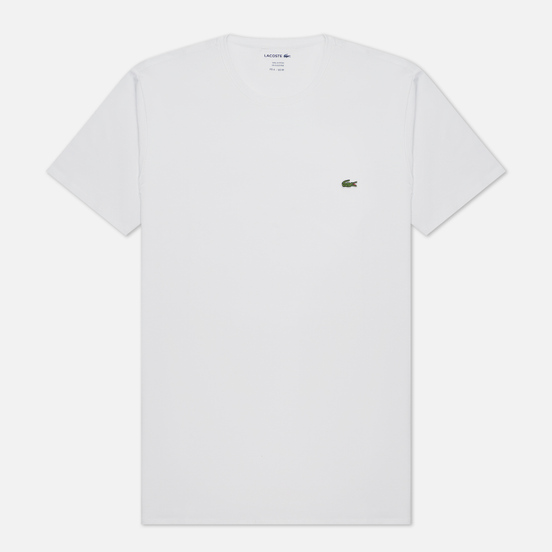 Мужская футболка Lacoste Classic Embroidered Logo White