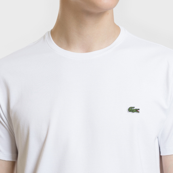 Мужская футболка Lacoste Classic Embroidered Logo White