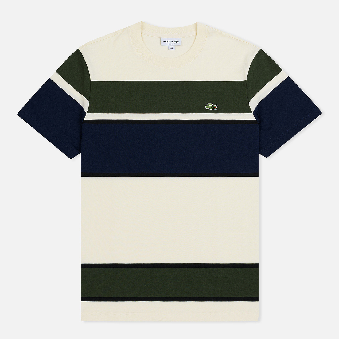 Lacoste Мужская футболка Colourblock Striped