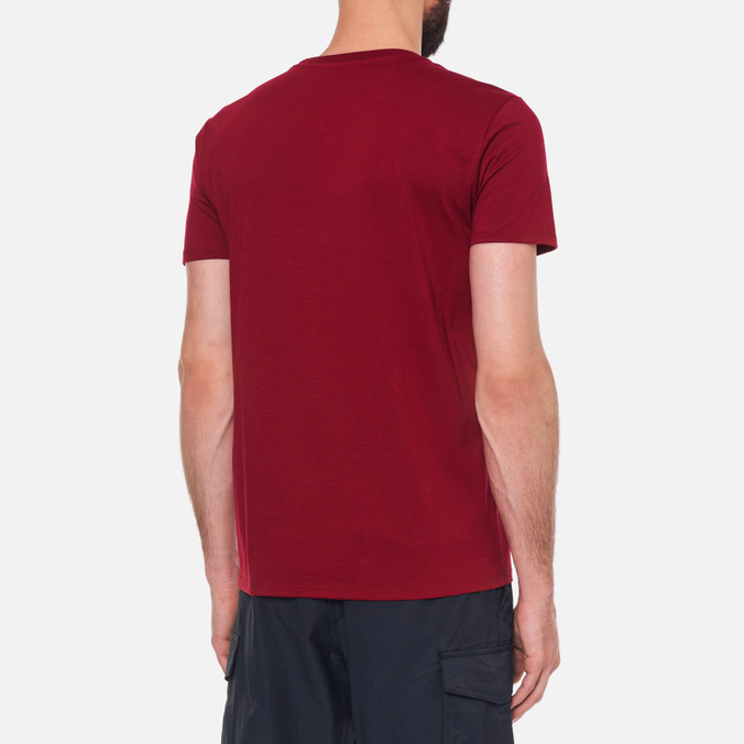 Мужская футболка Lacoste, цвет красный, размер S TH6709-476 Crew Neck Pima Cotton - фото 4