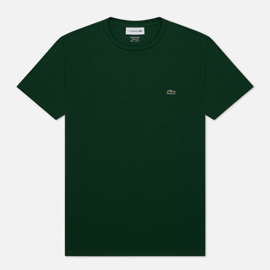 Мужская футболка Lacoste Crew Neck Pima Cotton Green