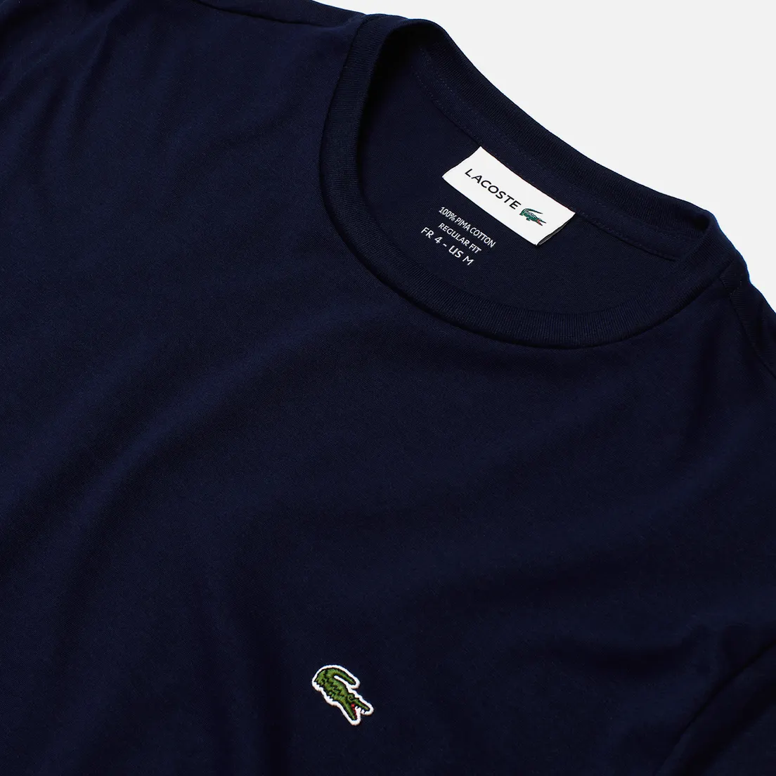 Lacoste Мужская футболка Crew Neck Pima Cotton