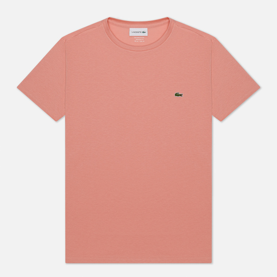 Мужская футболка Lacoste Crew Neck Pima Cotton Pink