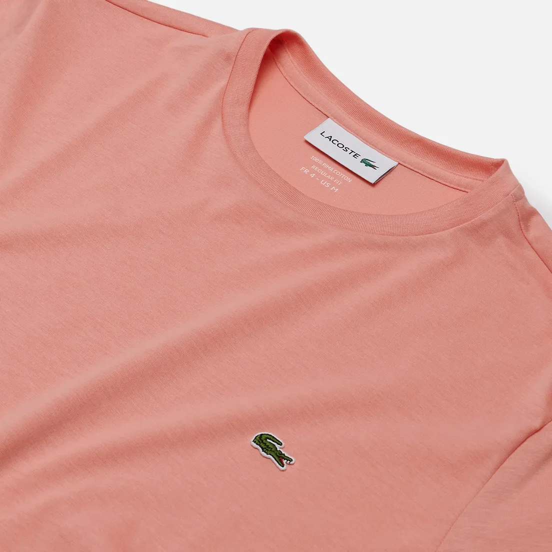 Lacoste Мужская футболка Crew Neck Pima Cotton