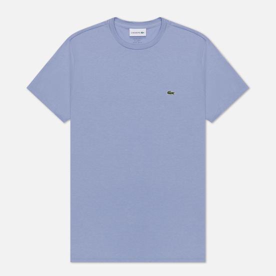 Мужская футболка Lacoste Crew Neck Pima Cotton Purple