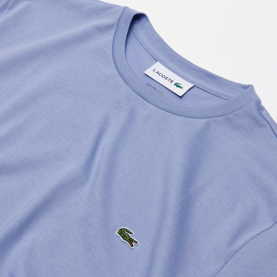 Мужская футболка Lacoste Crew Neck Pima Cotton Purple