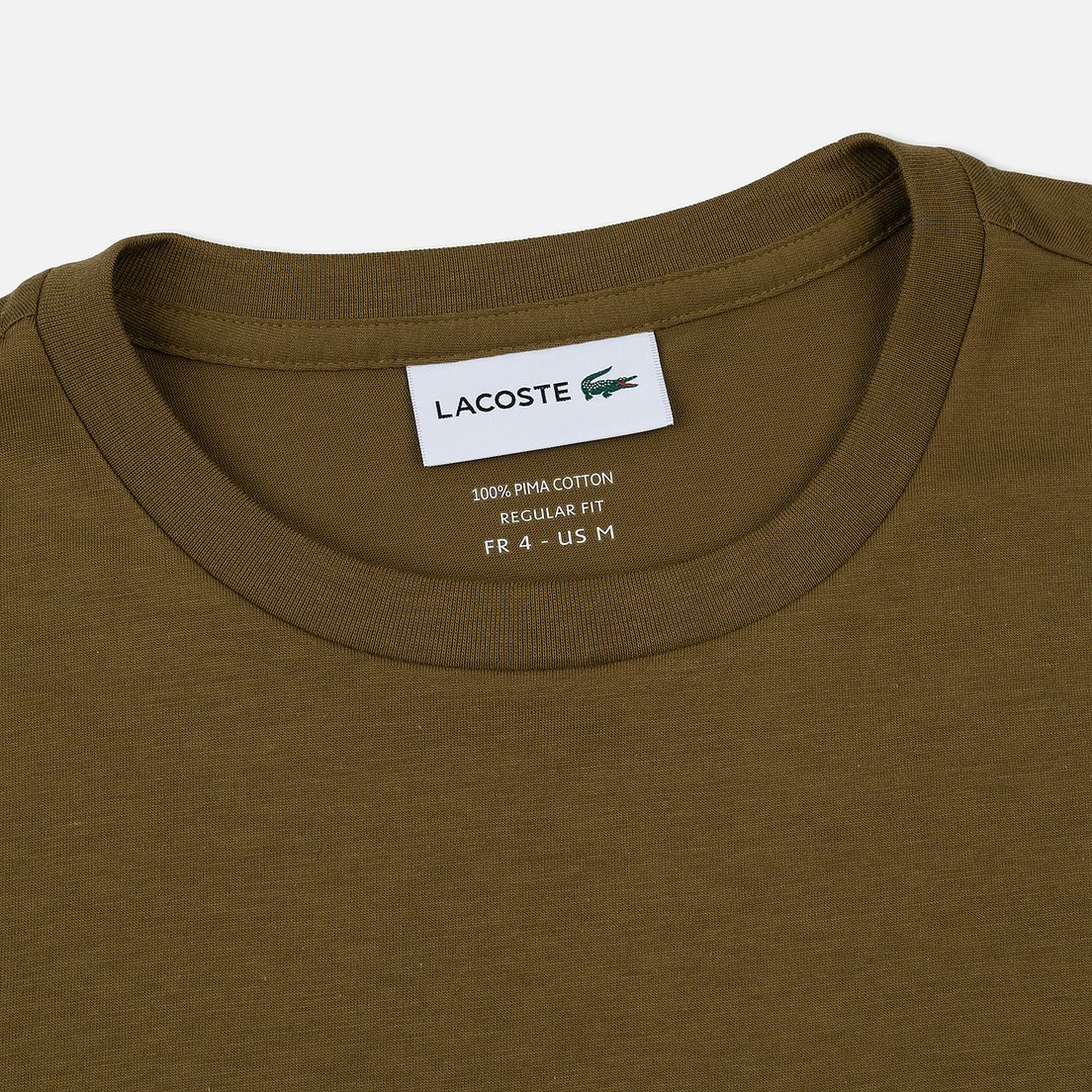 Lacoste Мужская футболка Crew Neck Pima Cotton