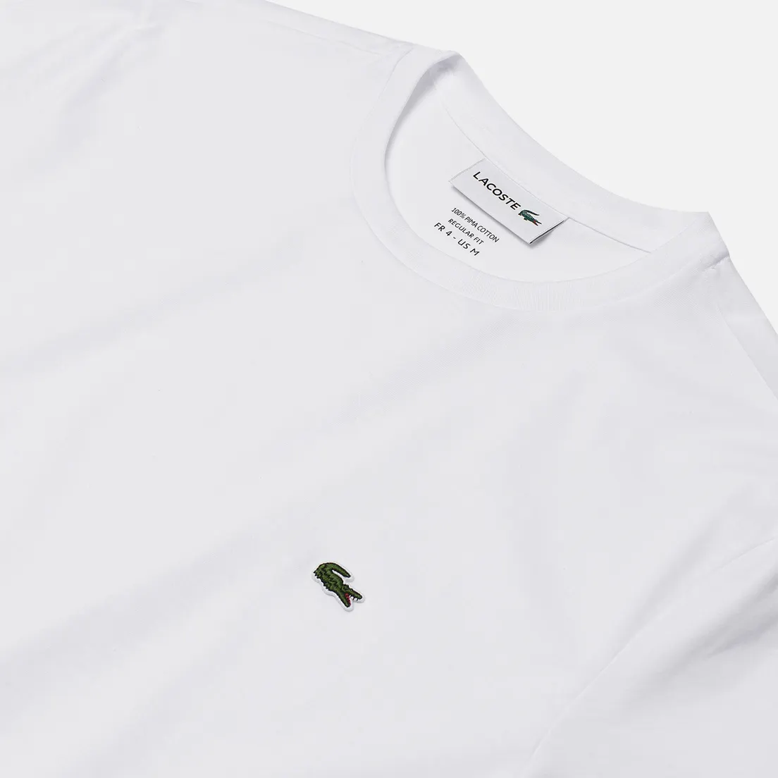 Lacoste Мужская футболка Crew Neck Pima Cotton