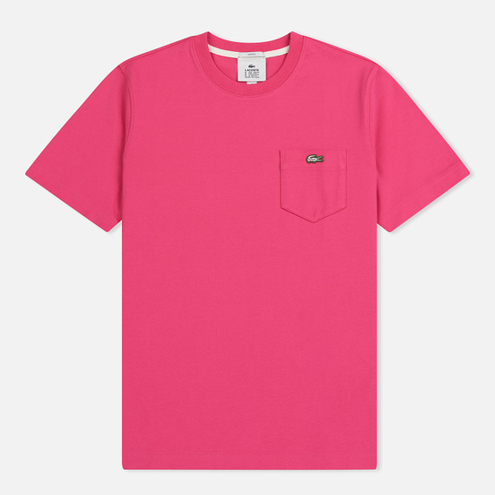 Мужская футболка Lacoste Live Crew Neck Cotton Jersey Fushia Pink