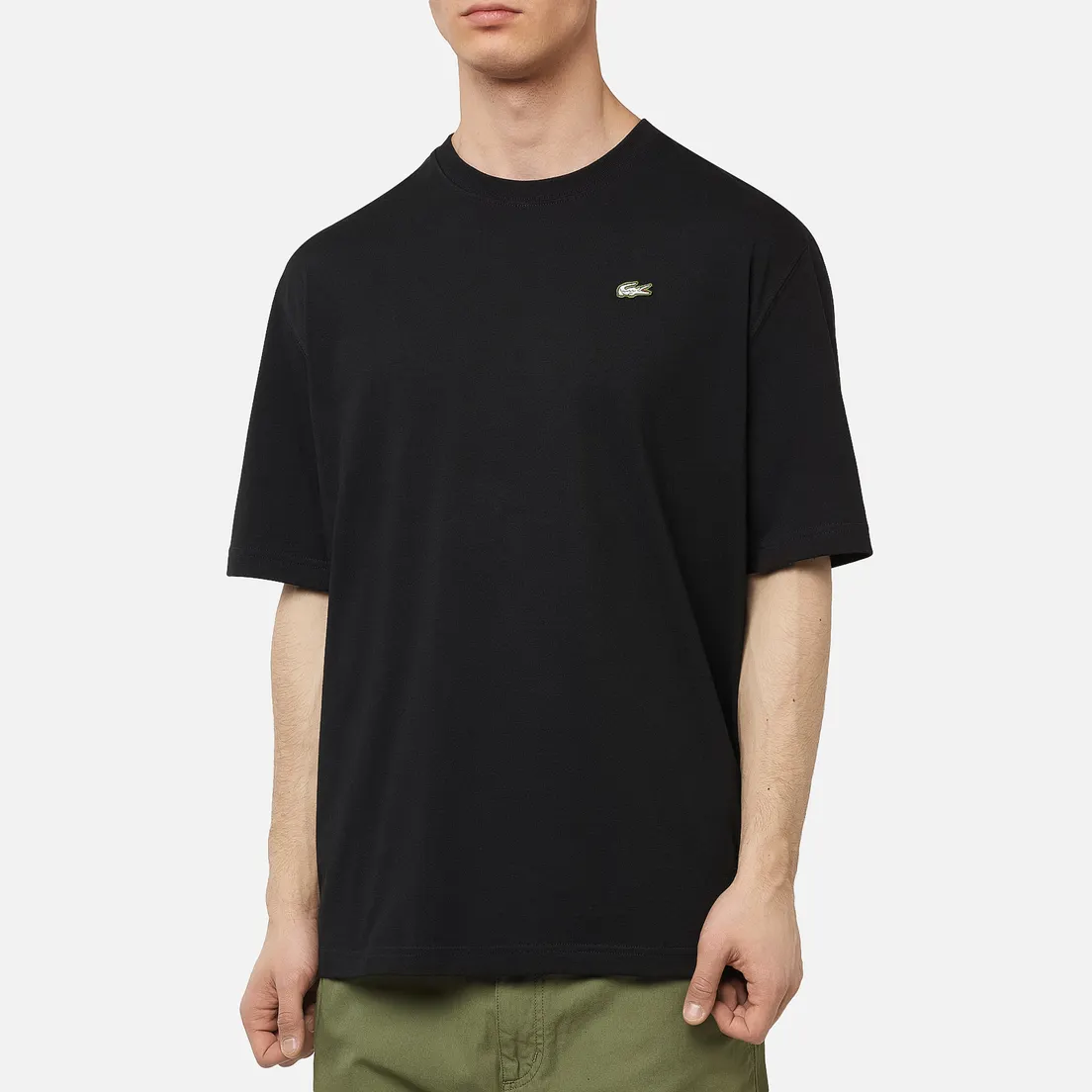 Lacoste Live Мужская футболка Crew Neck Loose Cotton