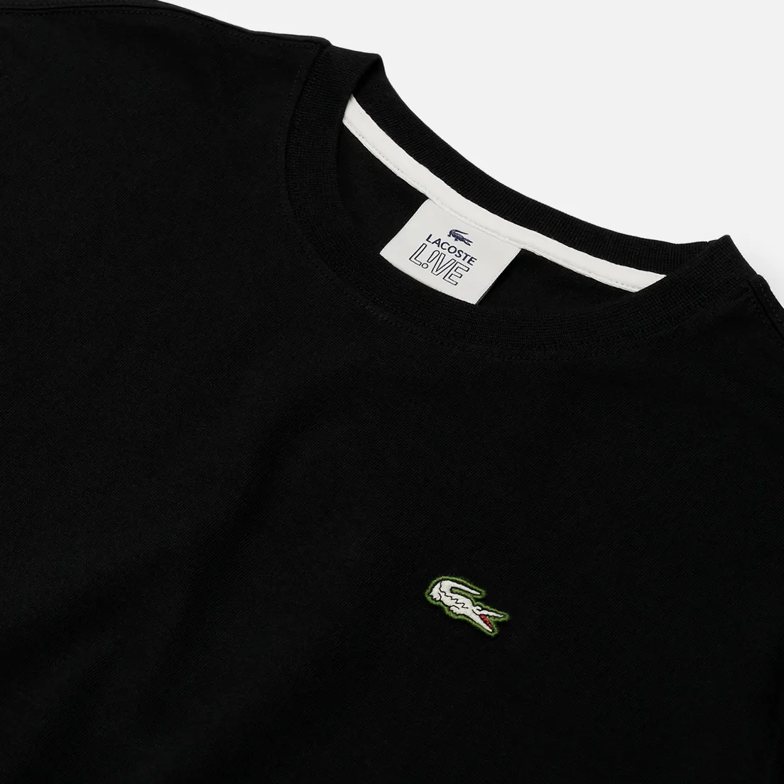Lacoste Live Мужская футболка Crew Neck Loose Cotton