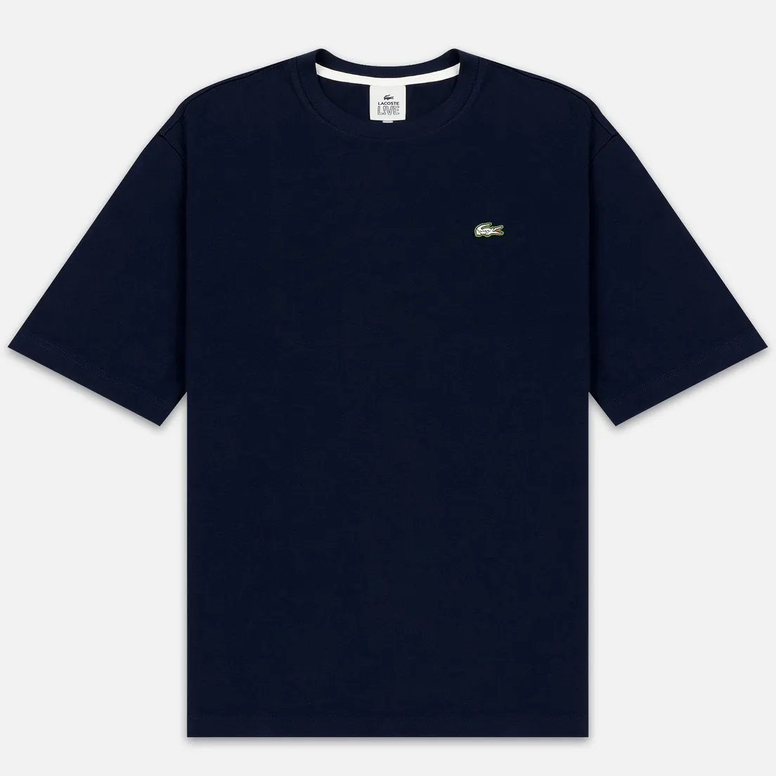 Lacoste Live Мужская футболка Crew Neck Loose Cotton