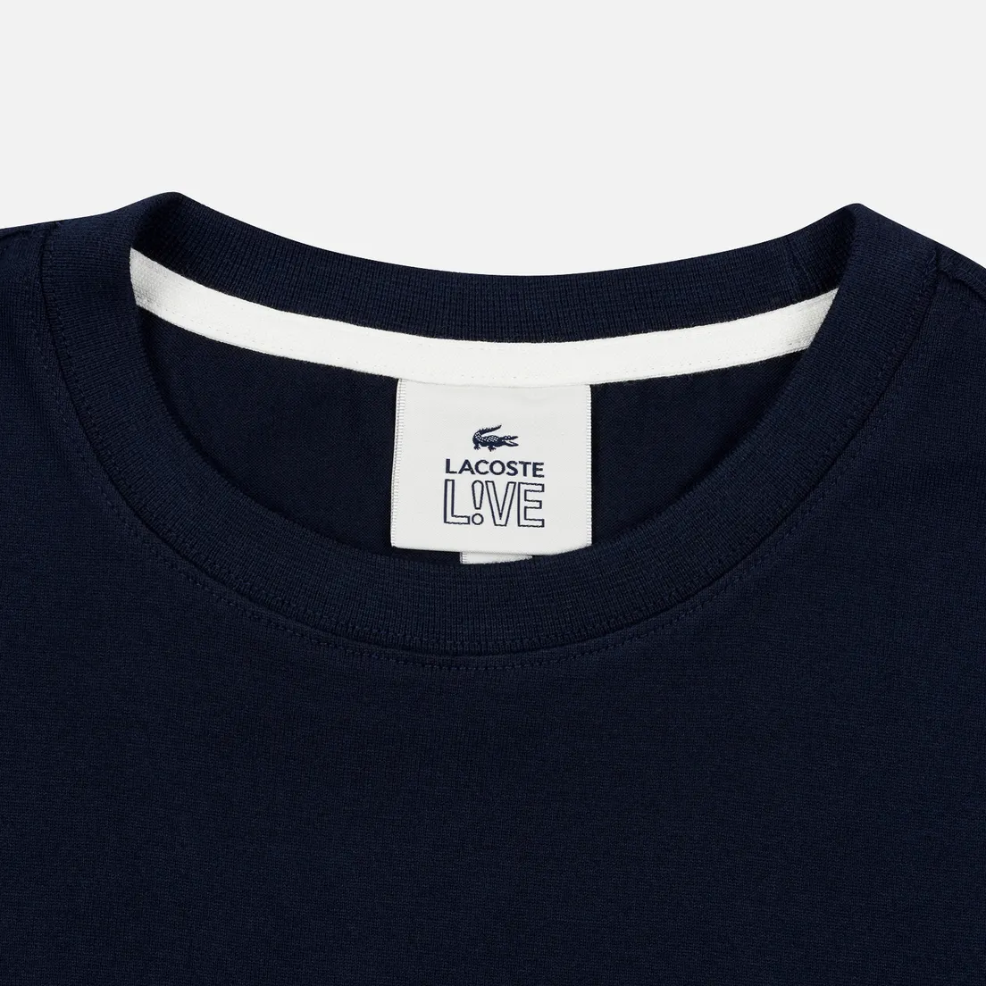 Lacoste Live Мужская футболка Crew Neck Loose Cotton
