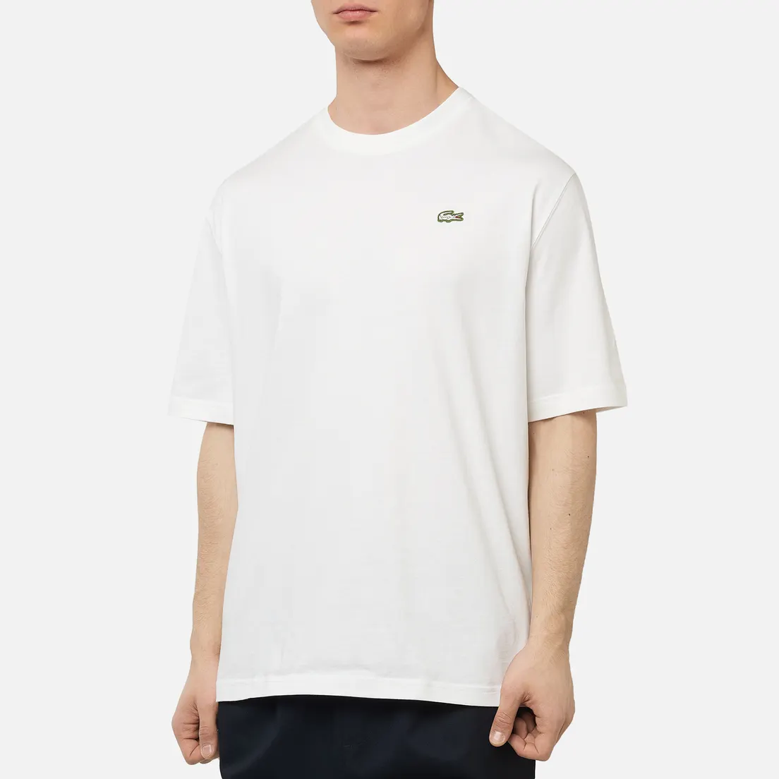 Lacoste Live Мужская футболка Crew Neck Loose Cotton