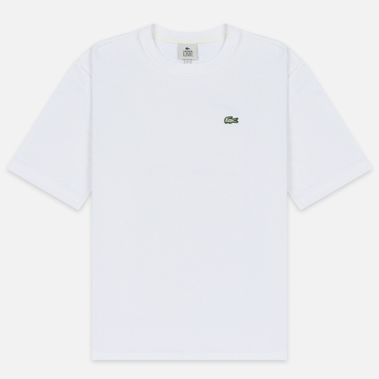 Мужская футболка Lacoste Live Crew Neck Loose Cotton White