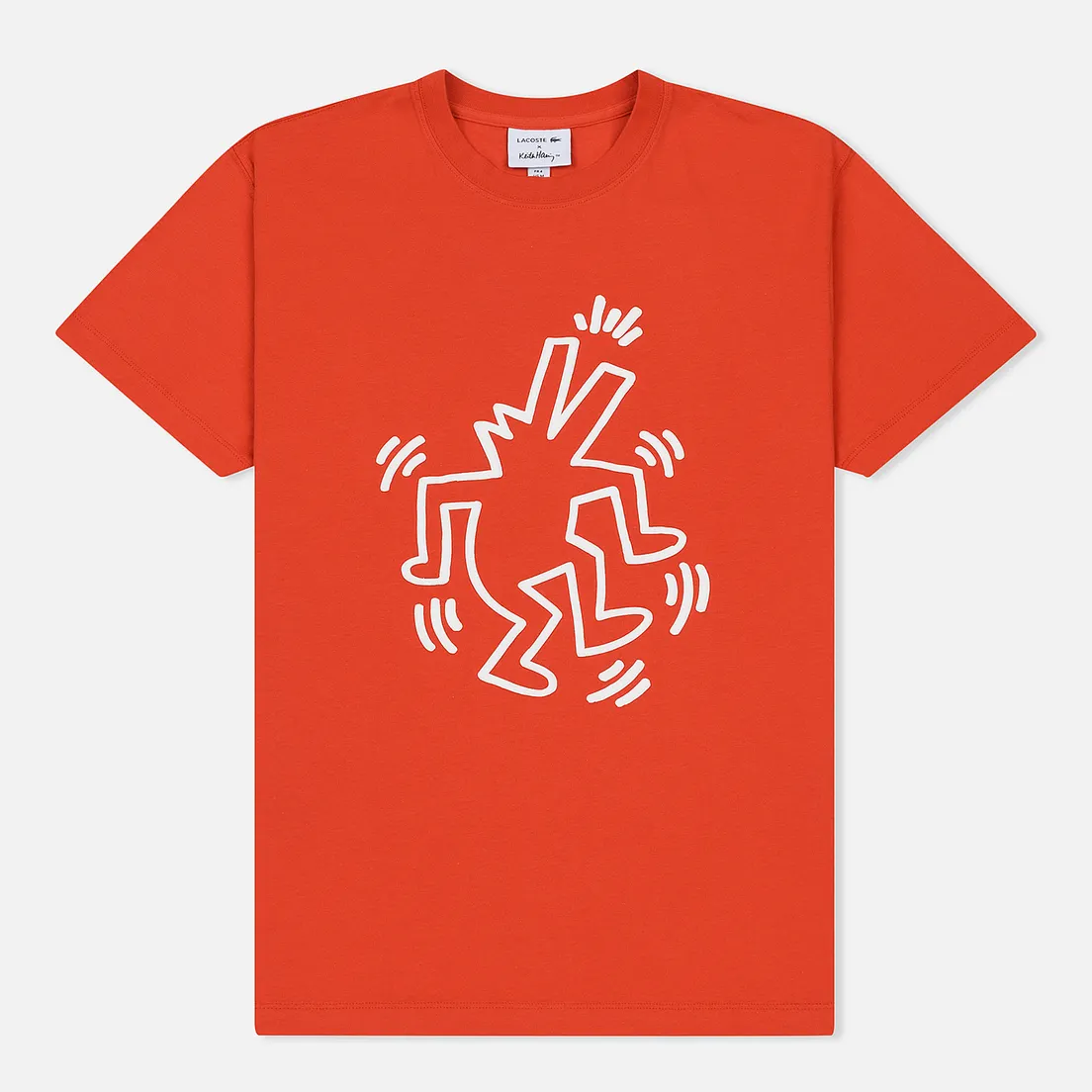 Lacoste Мужская футболка x Keith Haring Print Crew Neck Regular Fit