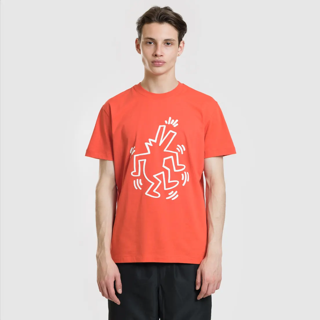 Lacoste Мужская футболка x Keith Haring Print Crew Neck Regular Fit