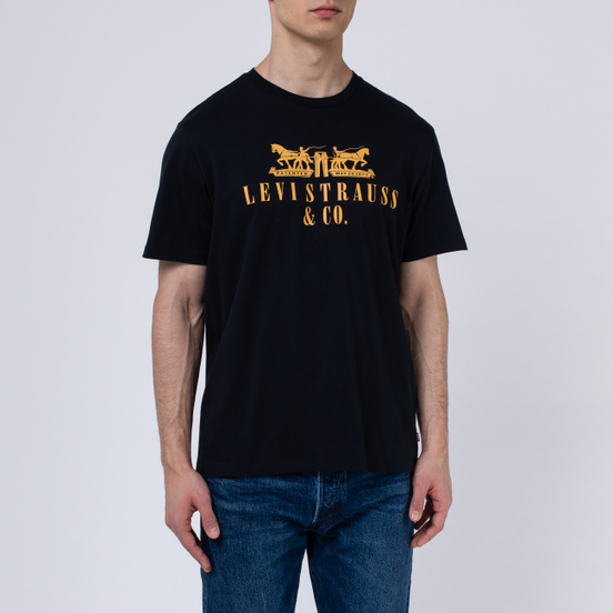 Мужская футболка Levi's 2-Horse Graphic Mineral Black
