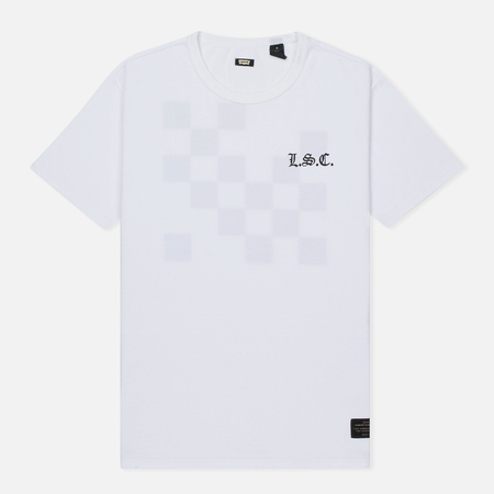 Мужская футболка Levi's Skateboarding Graphic Gothic Checkers White