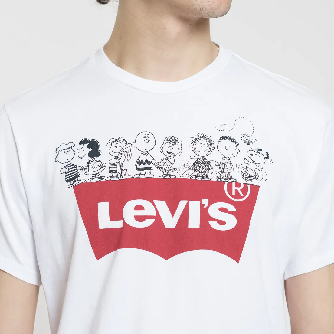 Levi's Мужская футболка x Peanuts Graphic Set Snoopy Housemark