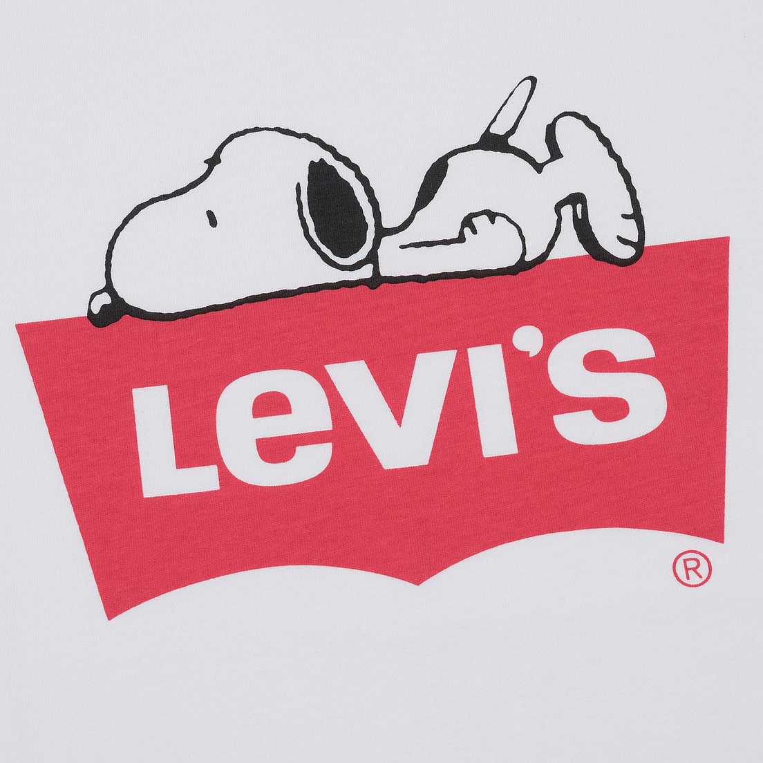 Levi's Мужская футболка x Peanuts Graphic Set Snoopy Housemark