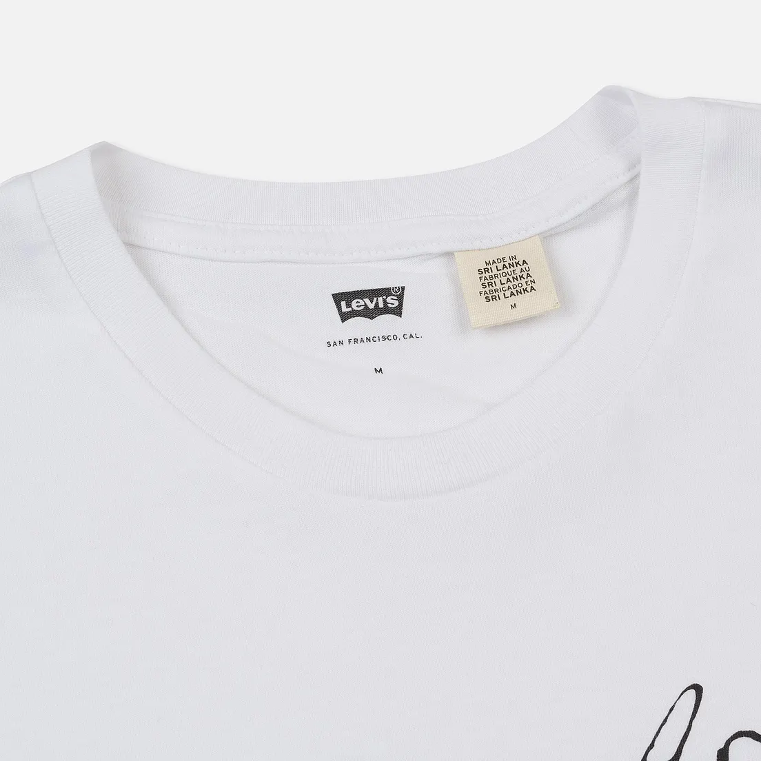 Levi's Мужская футболка x Peanuts Graphic Set Snoopy Housemark