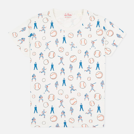 Мужская футболка Levi’s Vintage Clothing 1940s Graphic Jicama Baseballs Off-White