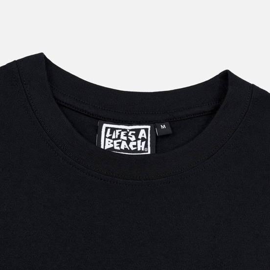 Мужская футболка Life's a Beach Box Logo Black