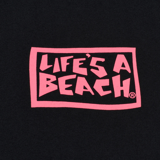 Мужская футболка Life's a Beach Box Logo Black