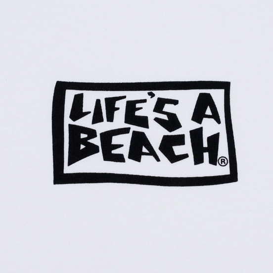Мужская футболка Life's a Beach Flames White
