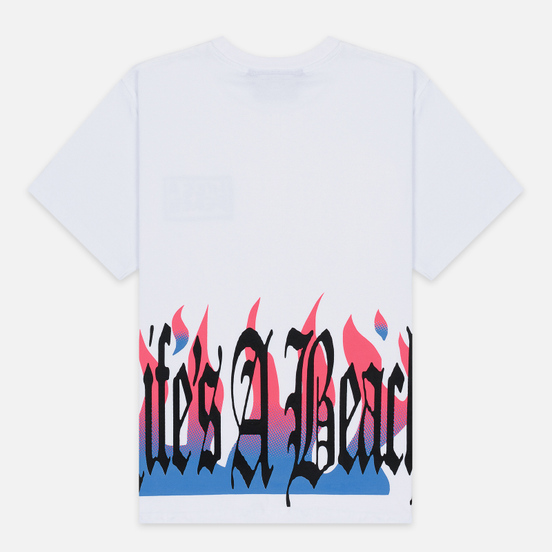 Мужская футболка Life's a Beach Flames White