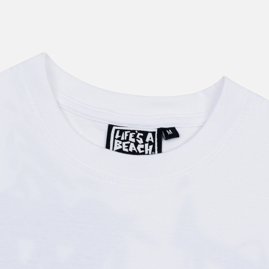 Мужская футболка Life's a Beach Psyche Tropic White