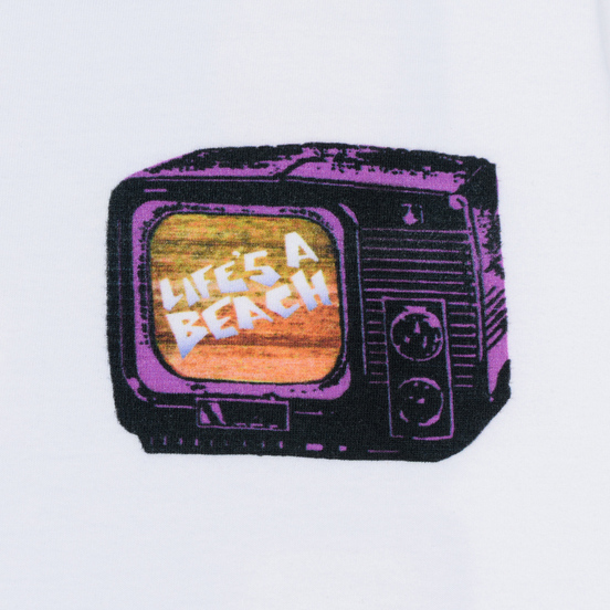 Мужская футболка Life's a Beach Stack White