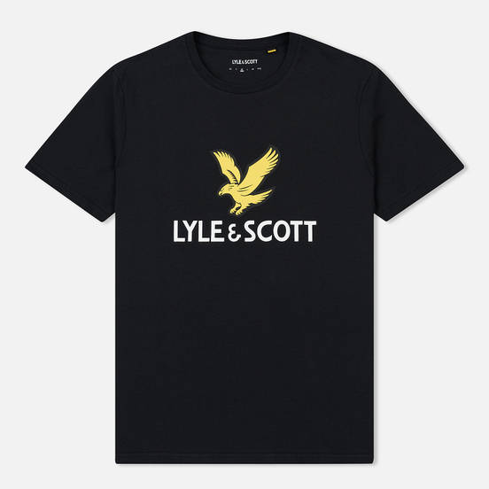 Мужская футболка Lyle & Scott Logo True Black