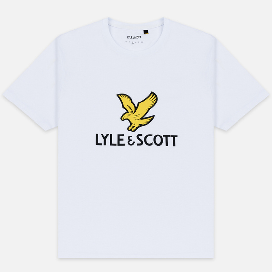 Мужская футболка Lyle & Scott Logo White