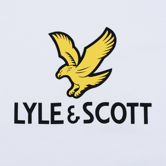 Мужская футболка Lyle & Scott Logo White