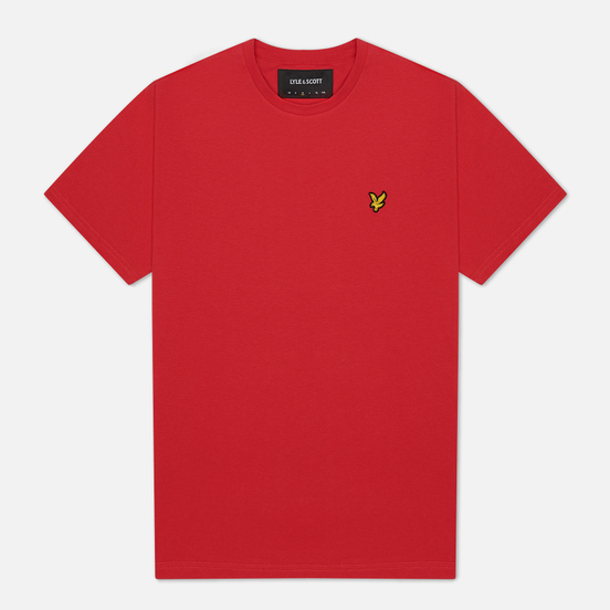 Мужская футболка Lyle & Scott Plain Crew Neck Gala Red