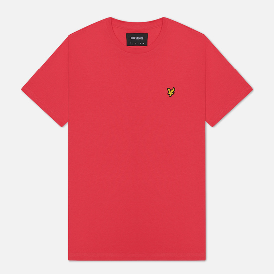 Мужская футболка Lyle & Scott Plain Crew Neck Geranium Pink